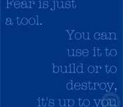 fear is a tool